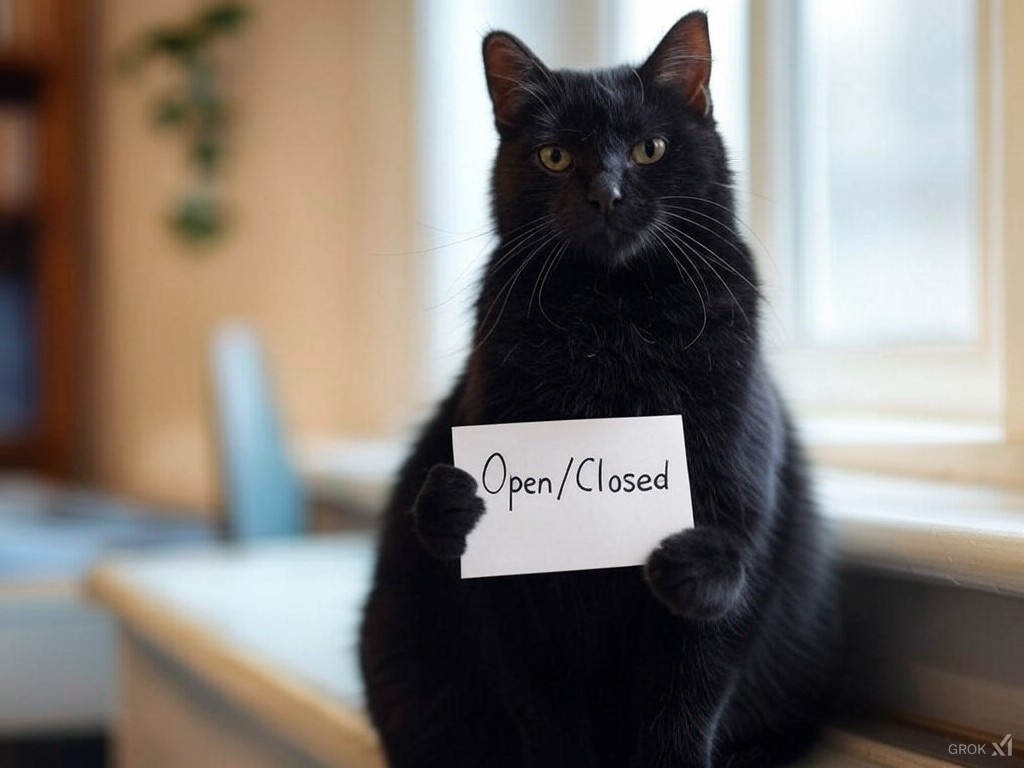 Black cat Open Close Principle